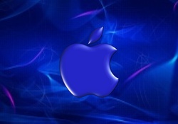 Blue apple logo