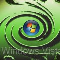 Green Windows Vista Swirl