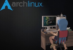 Konata uses arch linux