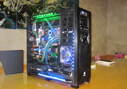 Liquid cooling pc build by me