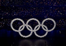 Sparkle Olympic Rings