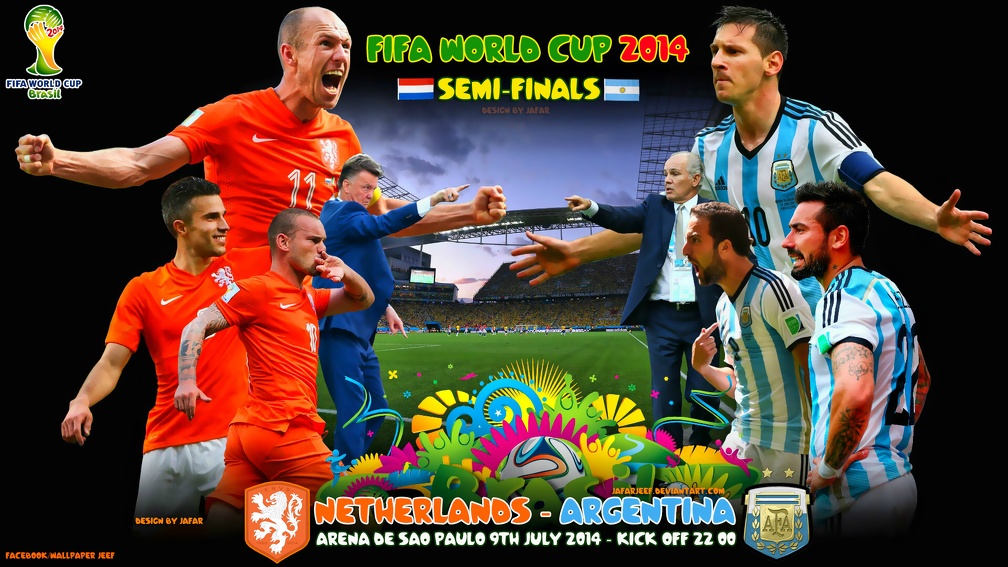 NETHERLANDS _ ARGENTINA  SEMI_FINALS WORLD CUP 2014