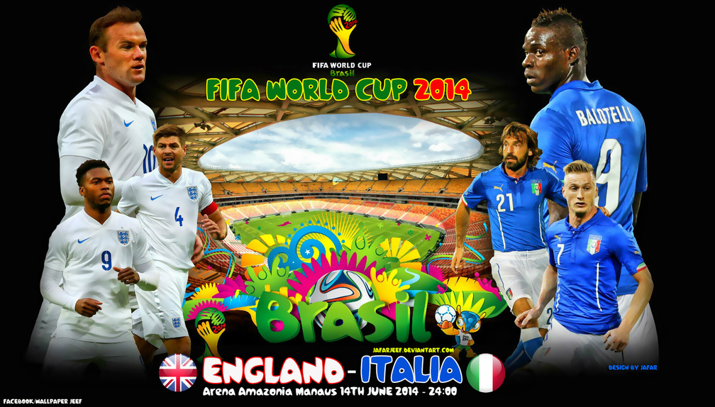 ENGLAND _ ITALY WORLD CUP 2014