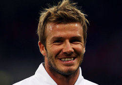 David Beckham Smiling