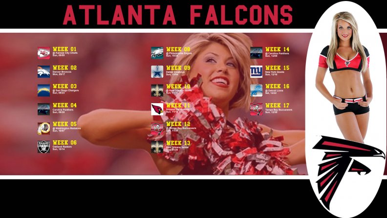 Atlanta Falcons cheerleader