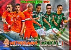 NETHERLANDS _ MEXICO WORLD CUP 2014 ROUND OF 16