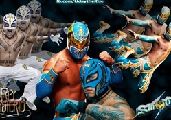 Sin Cara and Rey Mysterio (Carsterio)