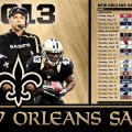 New Orlean Saints 2013 schedule