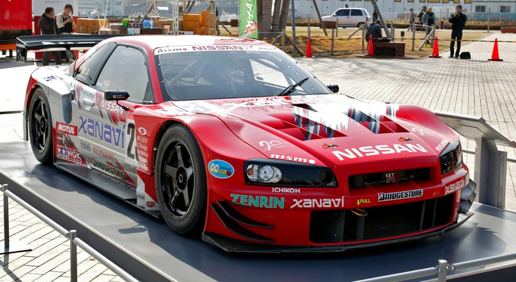 Zanavi Nissan GTR Super GT race car