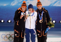 Martina Sablikova Gold, Ireen Wust Silver, Carien Kleibeuker Bronze