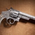 Beautiful engrave revolver