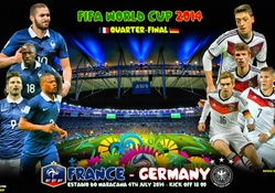 FRANCE _ GERMANY  QUARTER_FINAL WORLD CUP 2014