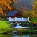 Old Watermill at Autumn