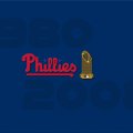 Philadelphia Phillies World Series Champions wiht World Series Trophy