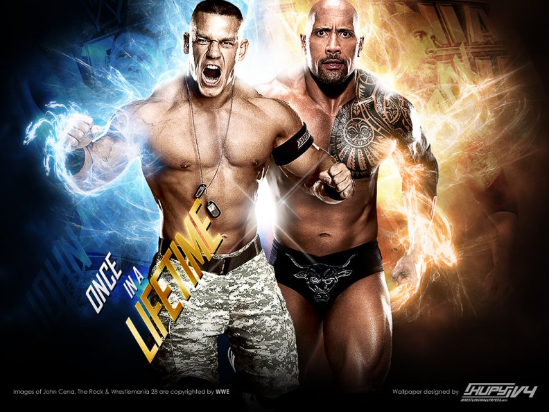 Wrestlemania 28 John Cena vs. The Rock