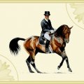 Dressage Horse and Rider f2