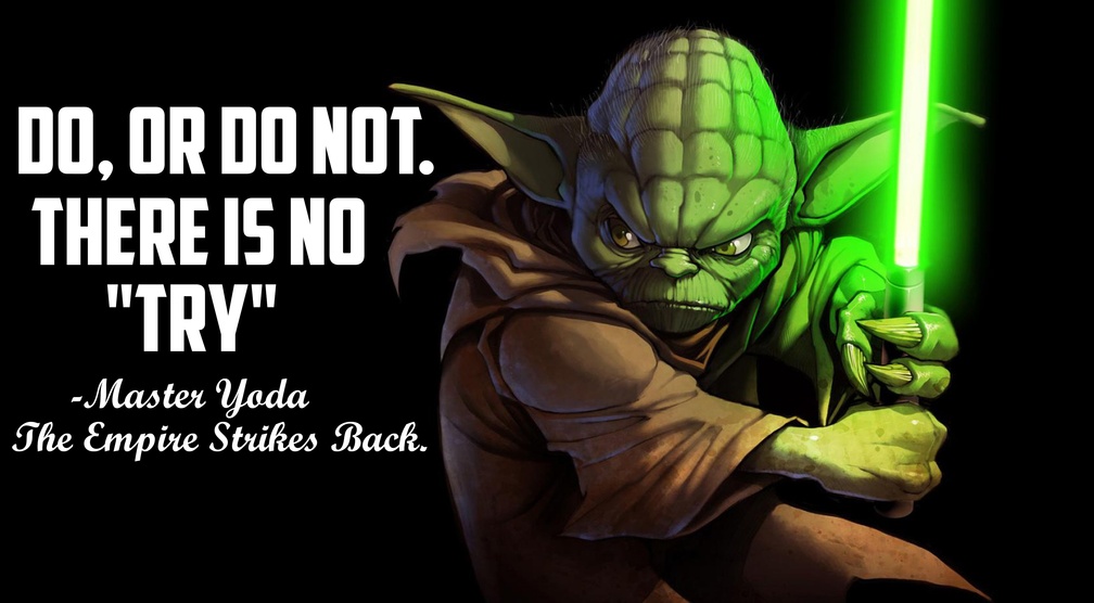 Master Yoda Quote - 4K