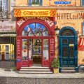 cafes in France vintage retro