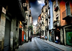 Street in Genoa, Italy
