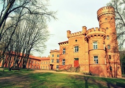 Raudonė's castle