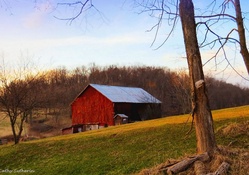 The Barn at Twilight