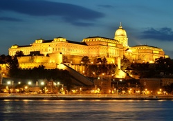 Castle at Night, Budapest Hungary