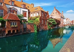 Houses along a Canal