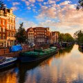 Beautiful Amsterdam Cityscape