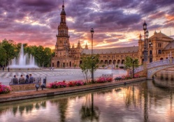 palace in seville spain hdr