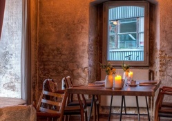 corner in a lovely cafe hdr