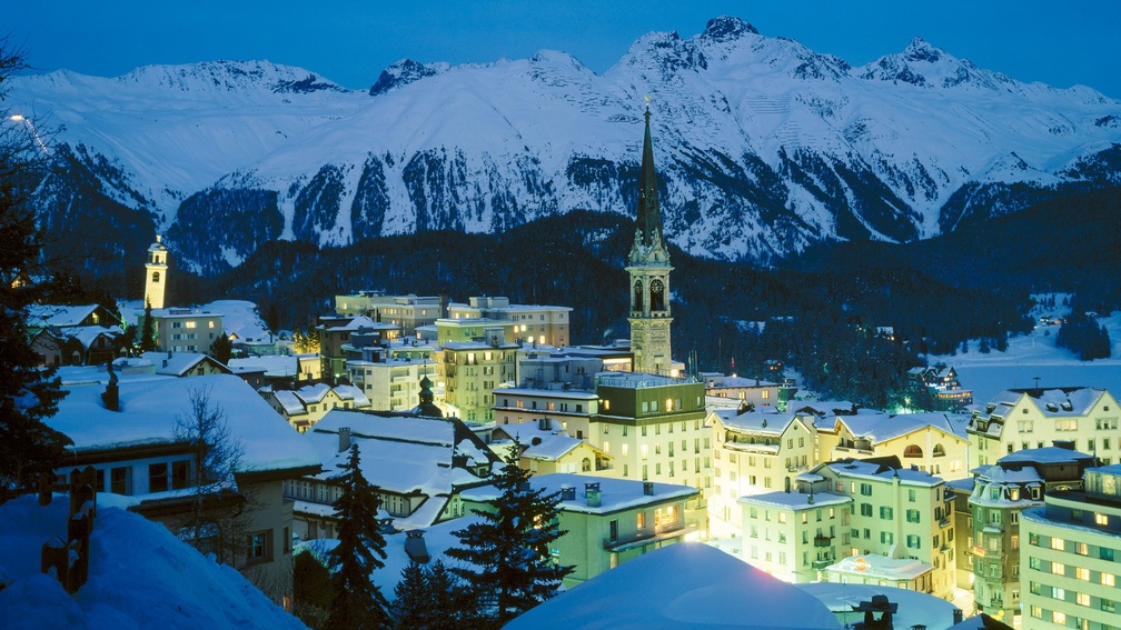 Swiss Village at Night