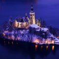 Lake Bled in Winter