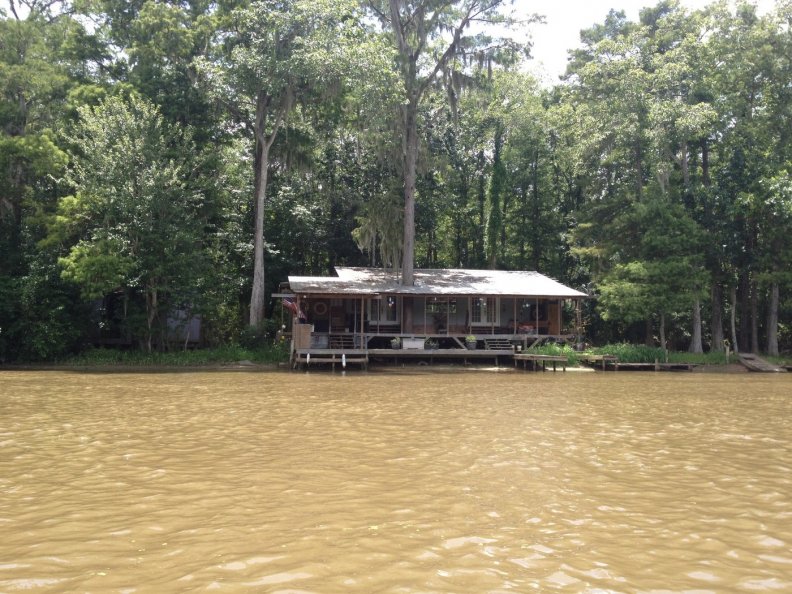 House along the Amite River in Louisiana