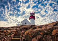 Lighthouse at Lindesnes Fyr, Norway
