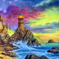 Beautiful Lighthouse in the cottage