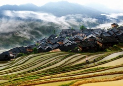 spectacular xijiang miao village in china