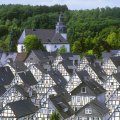 Rows of Houses in German City