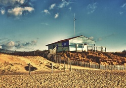beach house on the dunes