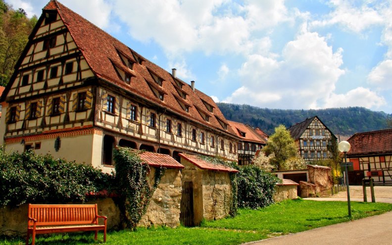 Village in Blaubeuren, Germany