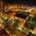 fabulous view of san diego at night hdr
