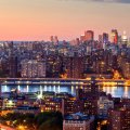 new york city at dusk