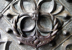 Door knocker at St. Annes church