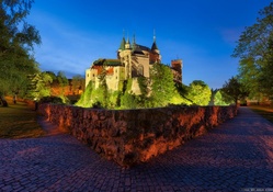 Bojnice Castle in Slovakia _ hdr