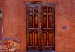 Old Santa Fe door