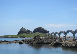 Sea and bridge