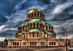 marvelous alexander nevsky cathedral in bulgaria hdr