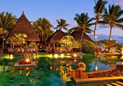 magnificent resort restaurant in mauritius