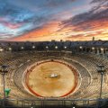 Gladiator Arena At Sunset