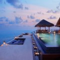 fantastic terrace in an ocean front resort