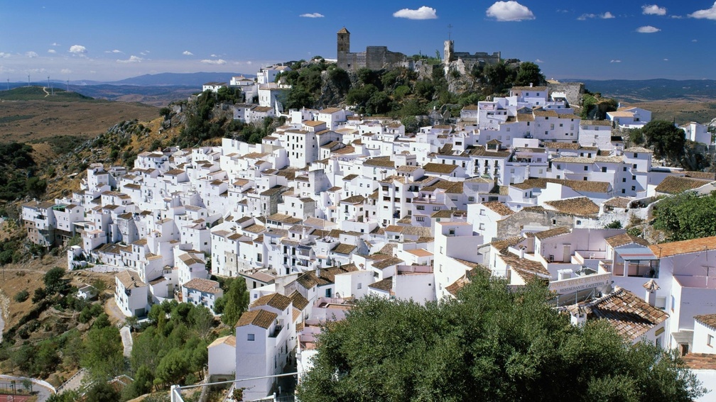 fantastic white houses in casares spain